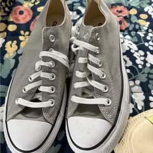 Converse Gray Canvas Sneakers